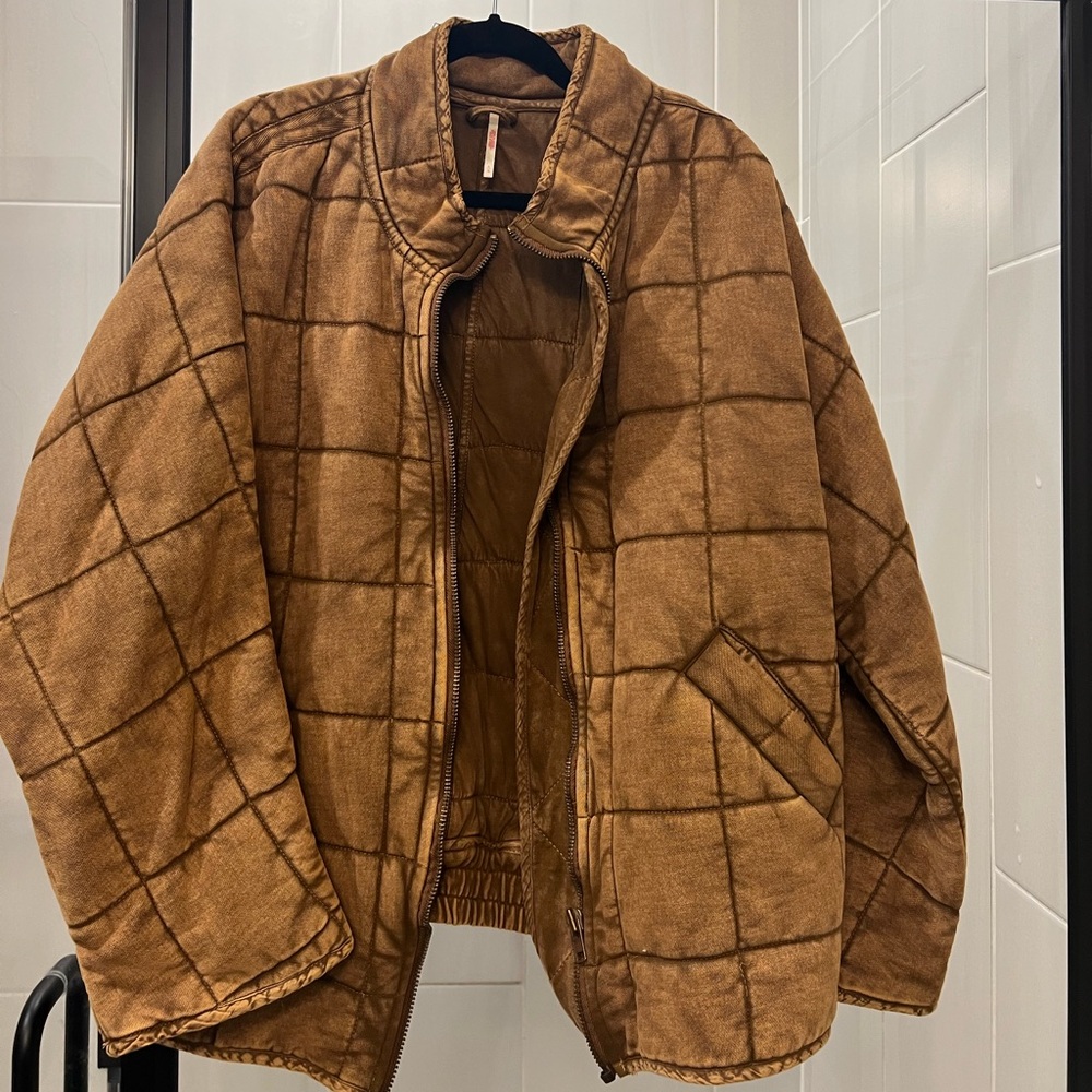 Women’s free people  large dolman quilted knit jacket